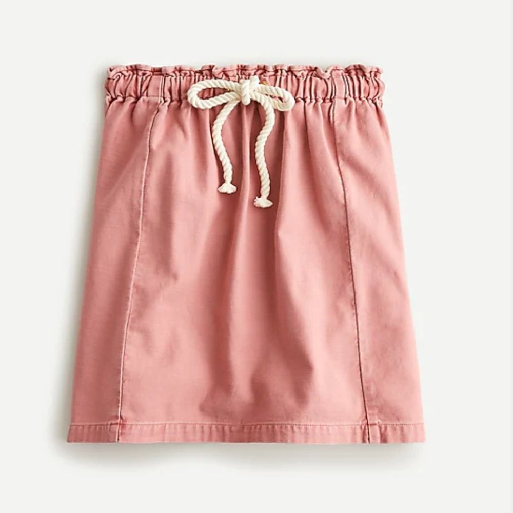 J.crew Tie-waist pull-on skirt